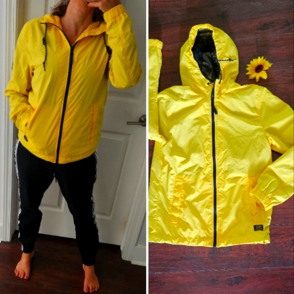 H&M Jackets & Coats Hm Yellow Utility Jacket Poshmark